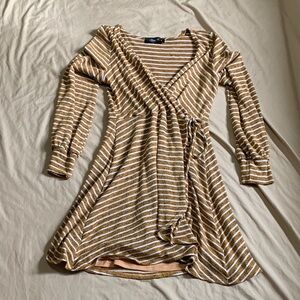 Nimi K Striped Long Sleeve Dress